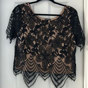 Express lace top